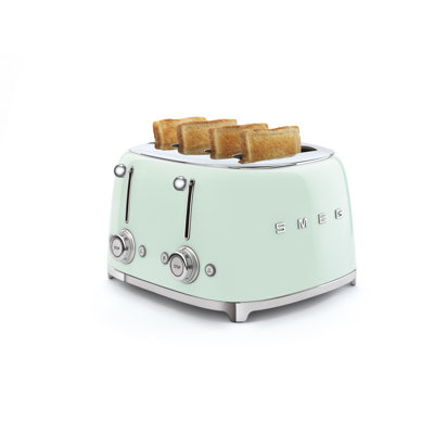 Smeg TSF03 50s Style Retro Four Slice Toaster