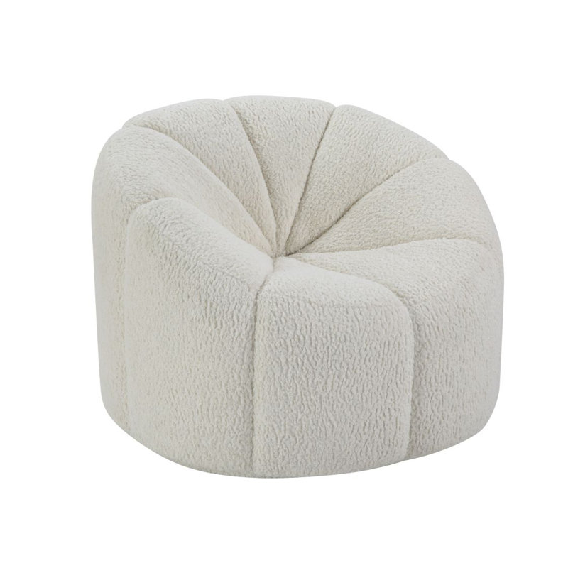 Chaise Osmash avec sherpa pivotant en peluche LV00230