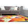 Stilson Abstract Yellow/Red Area Rug