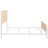 Open Cane Webbing Metal Bed