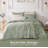 4PCS King/Cal King Velvet Duvet Cover Set with Throw Pillow