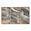 Fire and Ice Minerals II - Farmhouse, ensemble d'art mural sur toile encadré de 3-111760959-111760963
