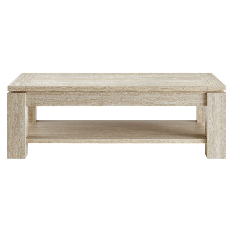 Table basse en travertin Hollis