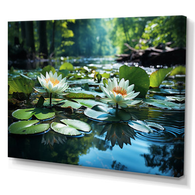 " Country Charm Tranquil Pond "