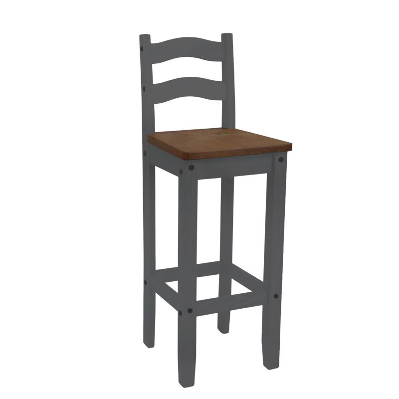 Belinda Solid Wood Counter Stool