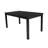 60.4" W 6-PC DINING SET, CHARCOAL