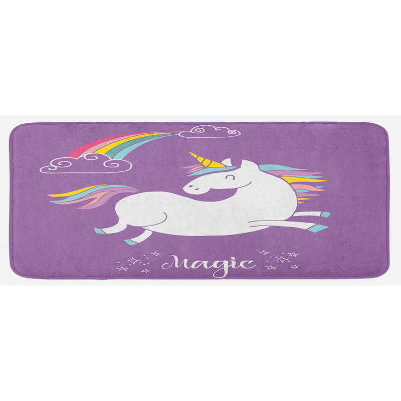 Tapis de cuisine licorne
