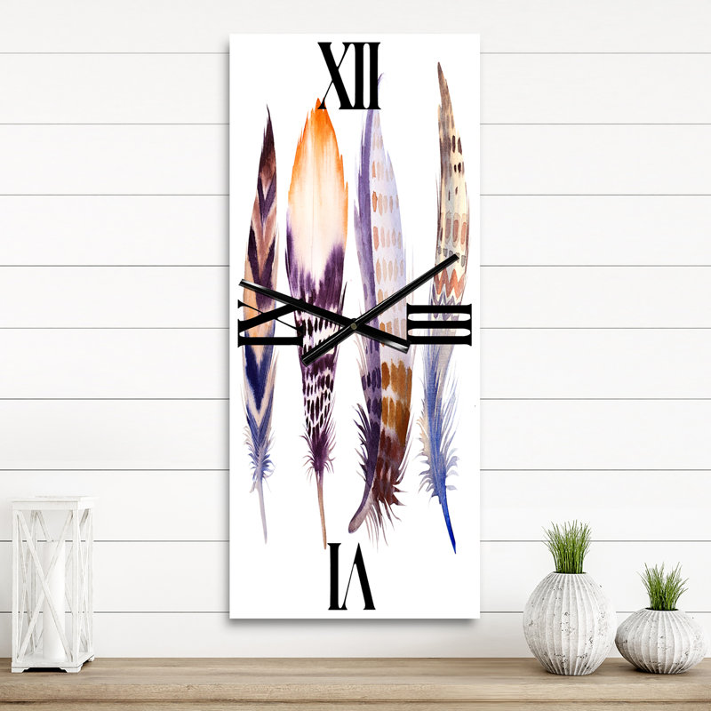 Horloge murale Feathers, Grand
