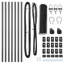 Vidaxl Hexagon Fence Grey Steel-114622251