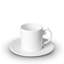 Perlee White Espresso Cup & Saucer