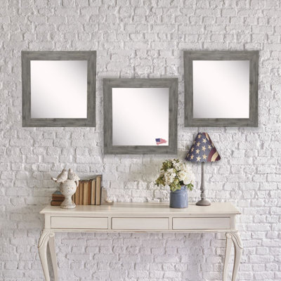 Ganesa Solid Wood Flat Wall Mirror