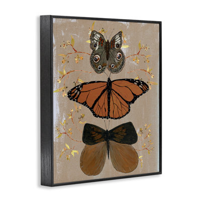 «Butterfly Collage Symmetry», impression par estampe numérique, design par Kara Keller Designs