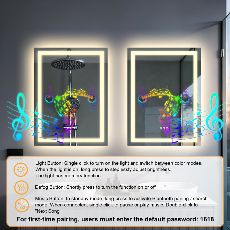 Rectangle Mirror, 80cm x 60cm