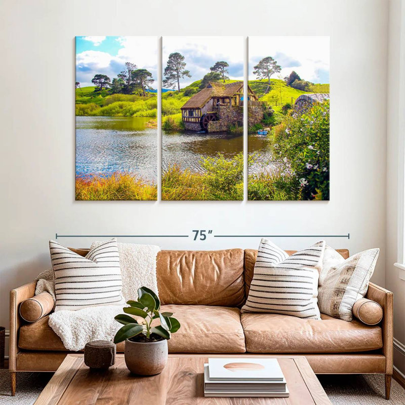Sebbie Hobbiton, 42" H x 65" W