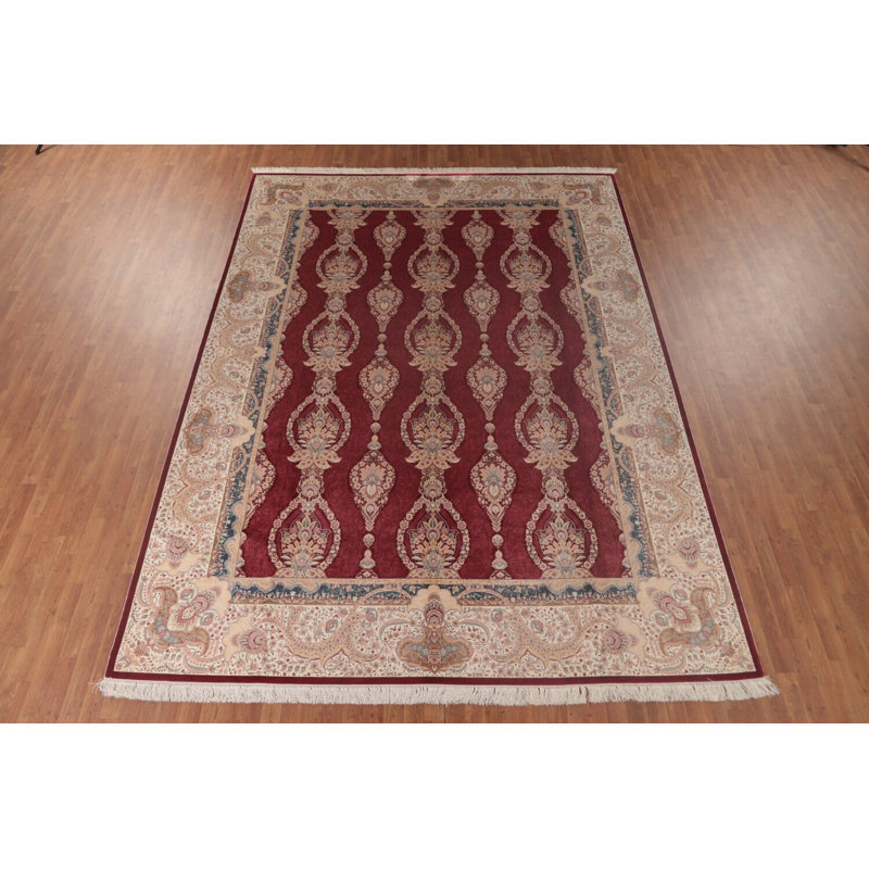 Tapis traditionnel rouge 9 x 13
