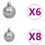 Artificial Christmas Tree with LEDs&Ball Set-101058350