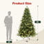 Arbre de Noël artificiel vert pré-éclairé-471912591