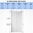 Arch Top White Primed 36"W X 80"H Solid Core Bi-Fold Closet Door With Installation Hardware Kit-117228061