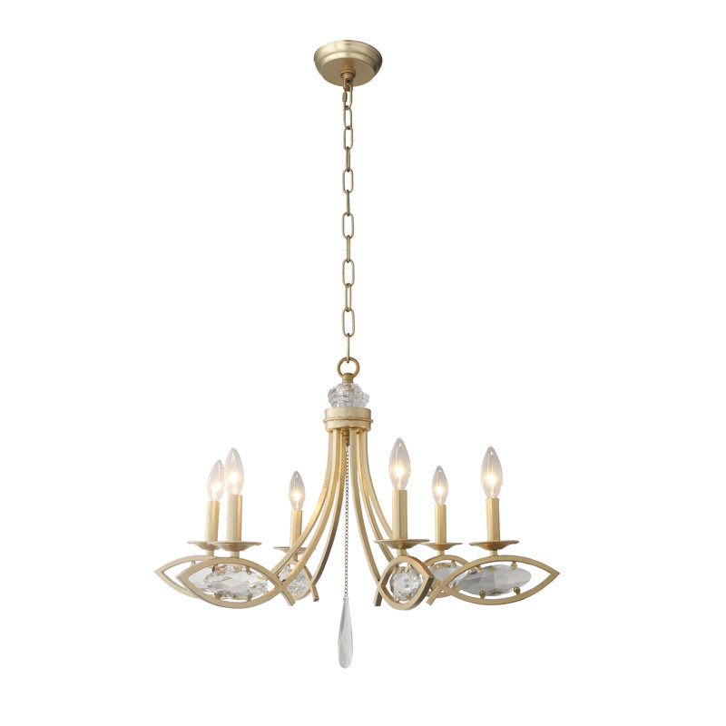 Winkelman 6 - Light Dimmable Empire Chandelier
