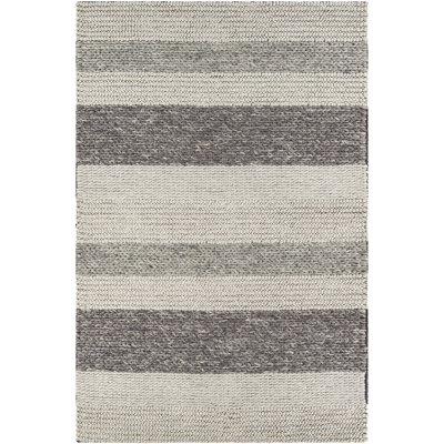 Tapis brun en laine noué à la main Norham