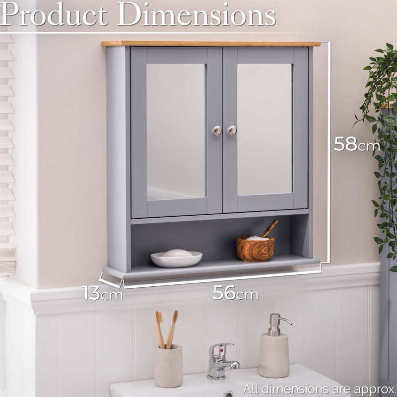 Aadhith Wall Mounted Required Bathroom Cabinet
