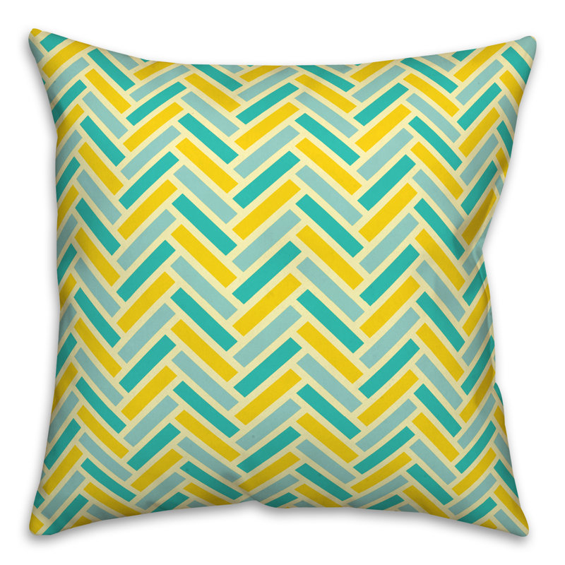  Herringbone Square Pillow Cover & Insert