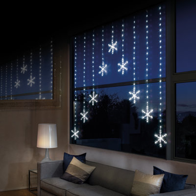 1.2x1.2m Snowflake Curtain Light