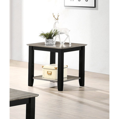 Ashariah Solid Wood End Table