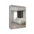 white matt + handles: cashmere