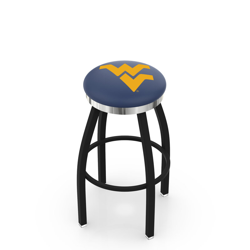 NCAA 36" Swivel Bar Stool, West Virginia
