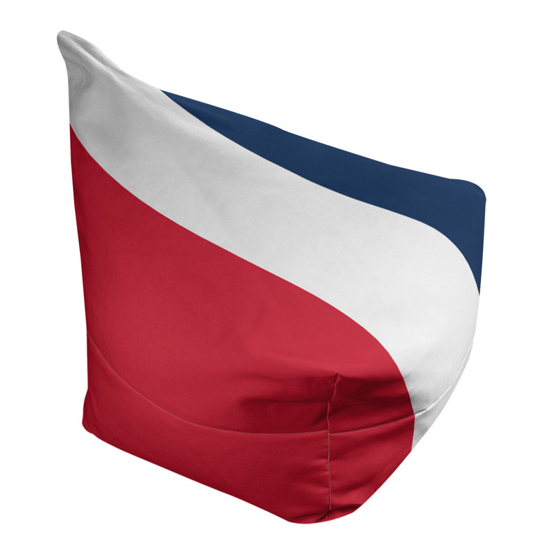 Sac de pois classique, Rouge / Blanc / Bleu, H 30 po x l 27 po x P 27 po