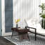 Table d'appoint pliante en rotin Outsunny Outsunny