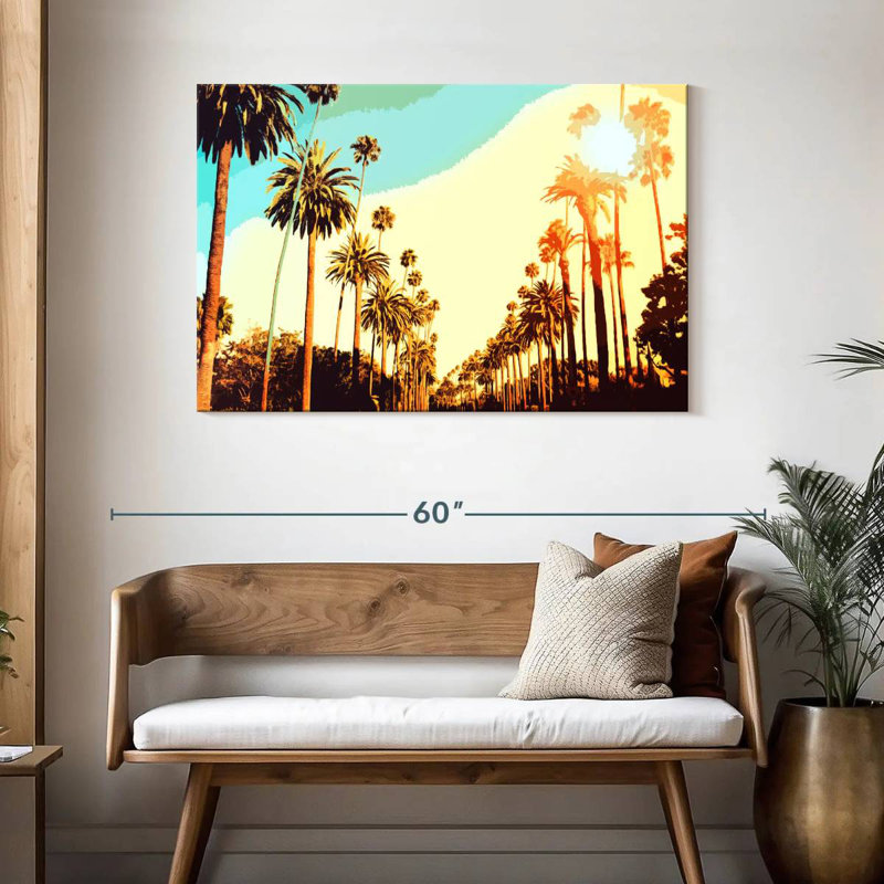 Harnek California Palm Trees, 30" H x 45" W