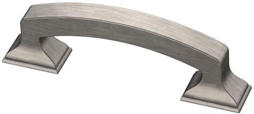 3" Classic Edge Pull Heirloom Silver