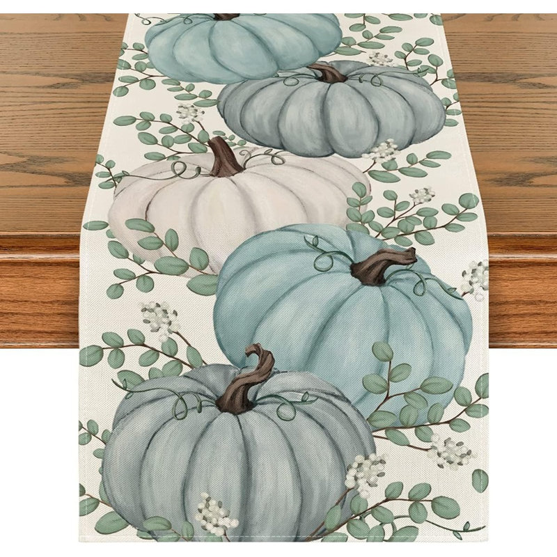 Chemin de table Fall Eucalyptus Leaf