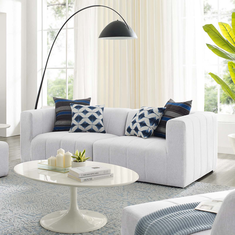 Causeuse en tissu 2 pièces Modway Bartlett, Polyester irovisé