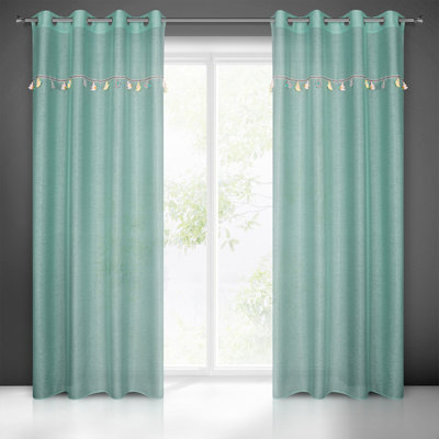 Barbonne Sheer Curtain Single Panel