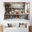 Country Kitchen Rustic Dream I - Ensemble d'art mural de cuisine-107195258-107195256