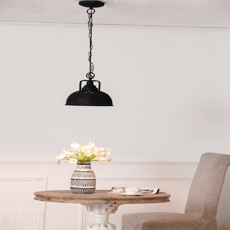 Lampe suspendue D10,4 x 11,4 po, métal