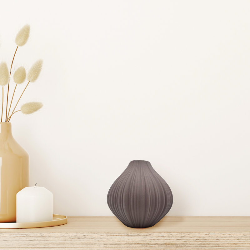 Vase de table en céramique Bokoshe, Rose
