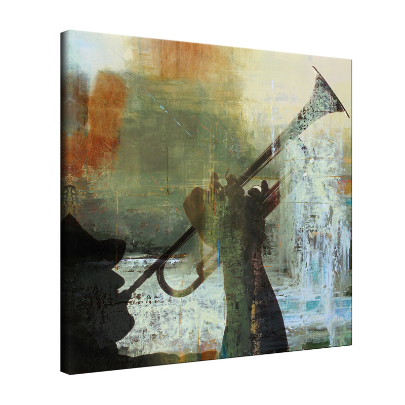 « trompette », impression sur toile tendue encadrée