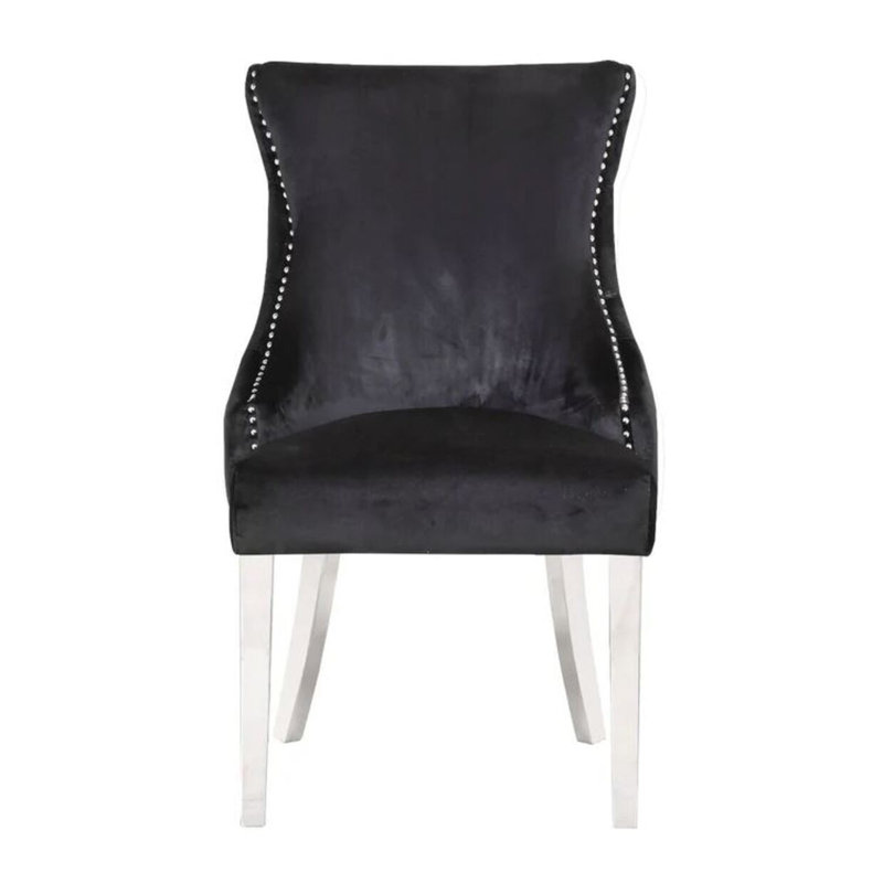 Chaise Elise, Noir, noir, noir, noir