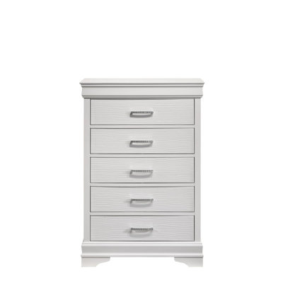 Commode moderne 5 tiroirs en bois