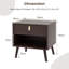 50cm W Manufactured Wood Bedside Table