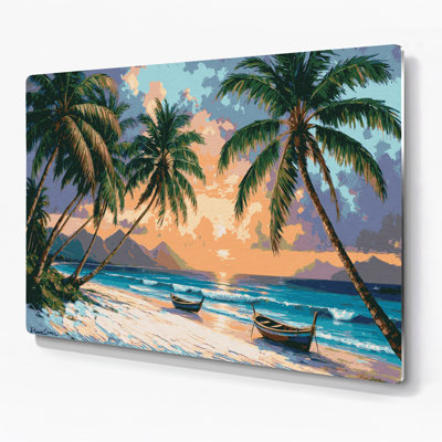 Cities Dominican Republic Gray Metal Wall Art