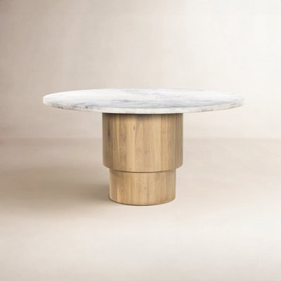 60'' Round Marble Dining Table
