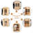 Upgrade 1 to 2 Person Sauna, 6 Heating Plate Infrared Physical Therapy Wooden Dry Steam Sauna, Low EMF, MP3 Auxiliary Connection, Dual Controls Inside and Outside Fits, Home Spa Day Use