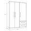 Mijah 3 Door Manufactured Wood Wardrobe-1788868973