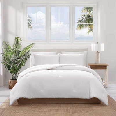 Ensemble d'édredon réversible blanc Tommy Bahama