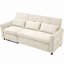 Canapé innovant 2 en 1 avec canapé-lit, fauteuil inclinable réversible et dossier réglable pour des espaces de vie multifonctionnels-944841679
